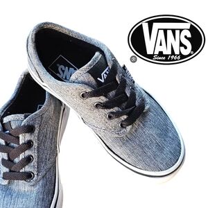 Vans 11.5 Kids Gray Sneakers